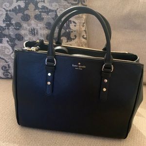 NWOT - Kate Spade Black Pebble Leather Handbag